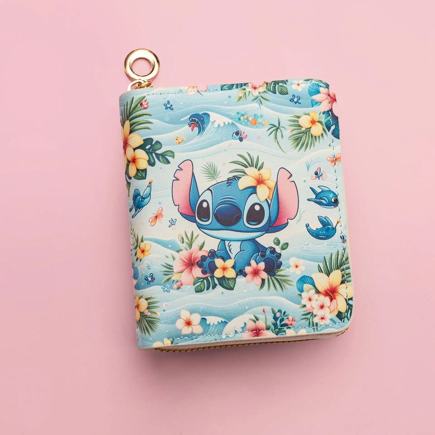 💙👛 Stitch Coin Wallet – Cute Cartoon Zipper Card Holder Mini Purse for Kids & Students FAIRY KIDS