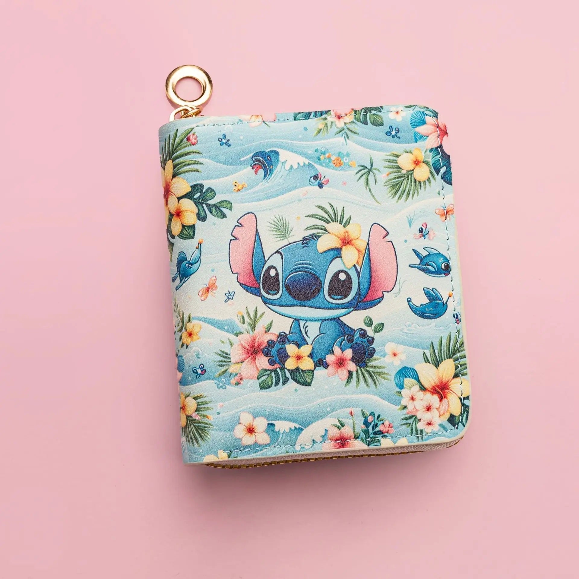 💙👛 Stitch Coin Wallet – Cute Cartoon Zipper Card Holder Mini Purse for Kids & Students FAIRY KIDS