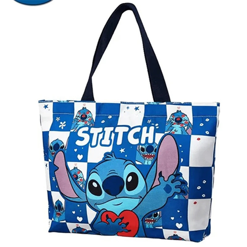 👜💙 Disney Stitch Handbag – Cute Blue Character Print Everyday Shoulder Bag for Girls & Women FAIRY KIDS