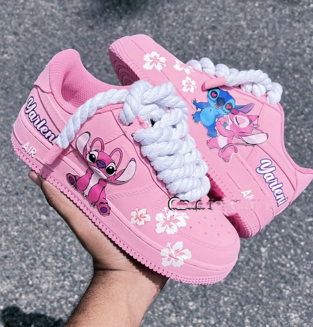 👟💙 Stitch Air Sneakers – Breathable Lightweight Cartoon Running Shoes Casual Wear