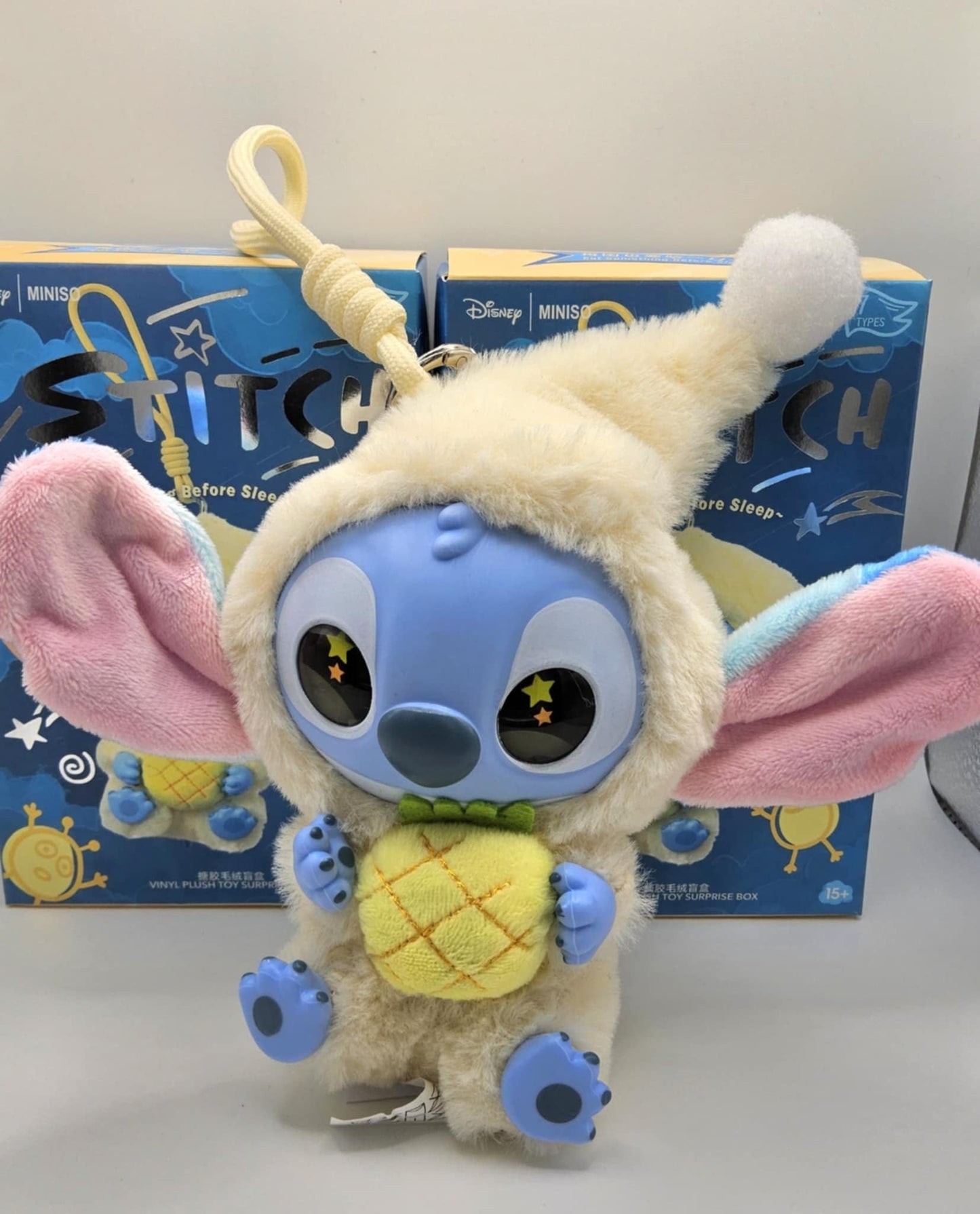 New Kawaii Stitch Blind Box – “Eat Something Before Sleep” Series | Fluffy Vinyl Pendant Surprise Gift 🎁 Fairy.kid