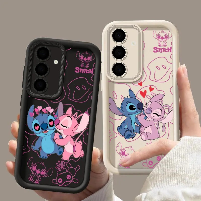 📱💙 Stitch Silicone Phone Case for Samsung Galaxy – Soft Shockproof Cartoon Protective Cover FAIRY KIDS