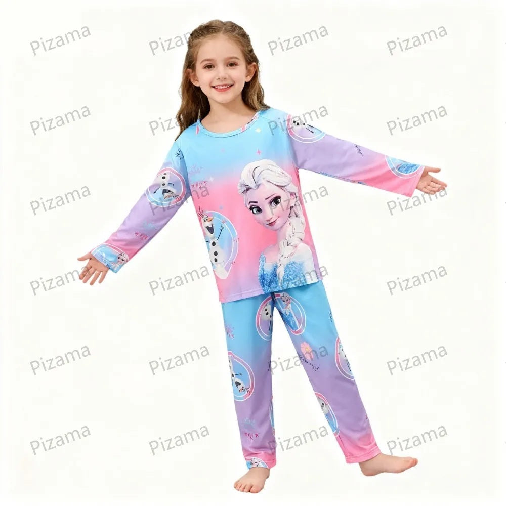 😴💙 Kids Stitch Long Sleeve Pajama Set – Soft Cozy Cartoon Sleepwear for Boys & Girls Loungewear FAIRY KIDS