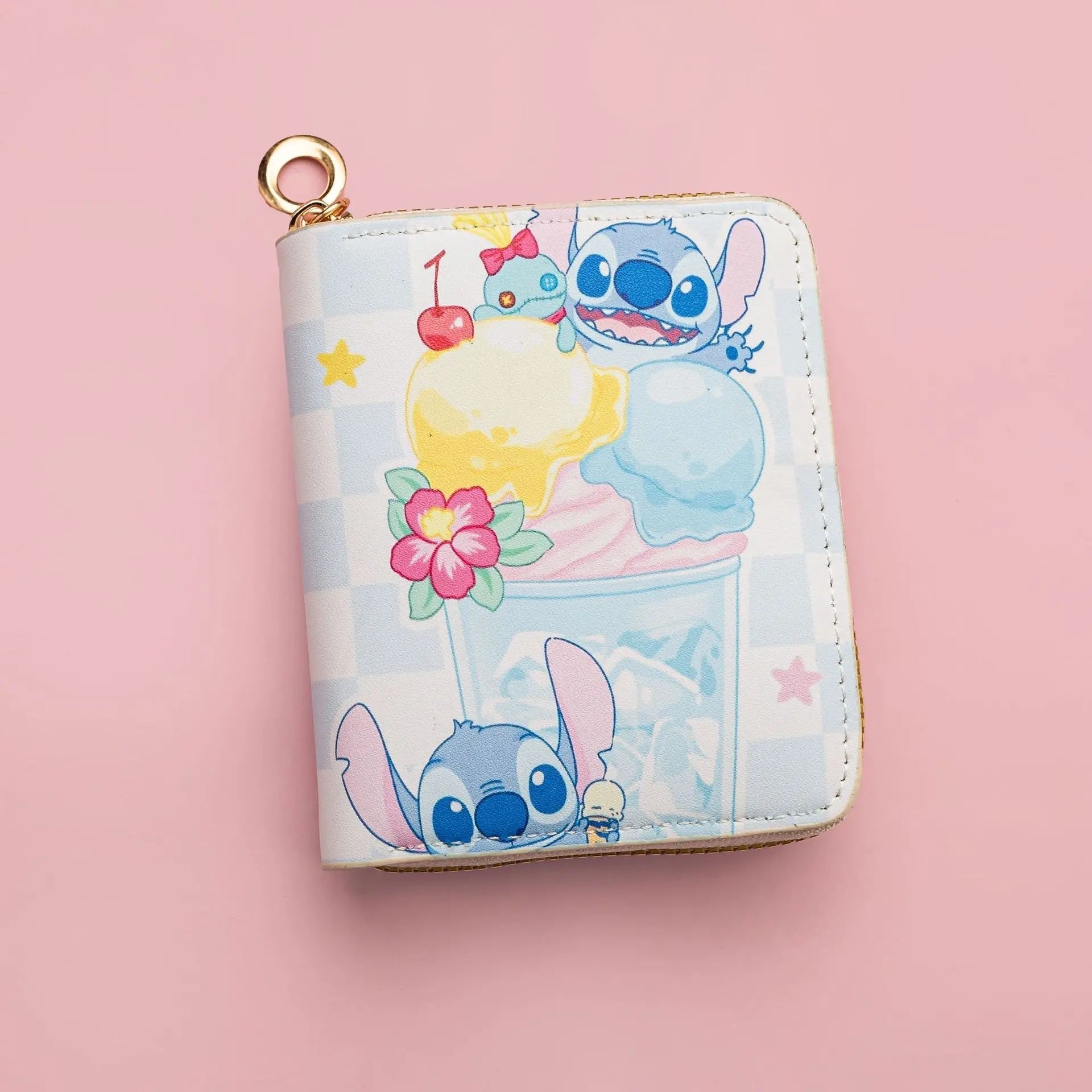 💙👛 Stitch Coin Wallet – Cute Cartoon Zipper Card Holder Mini Purse for Kids & Students FAIRY KIDS