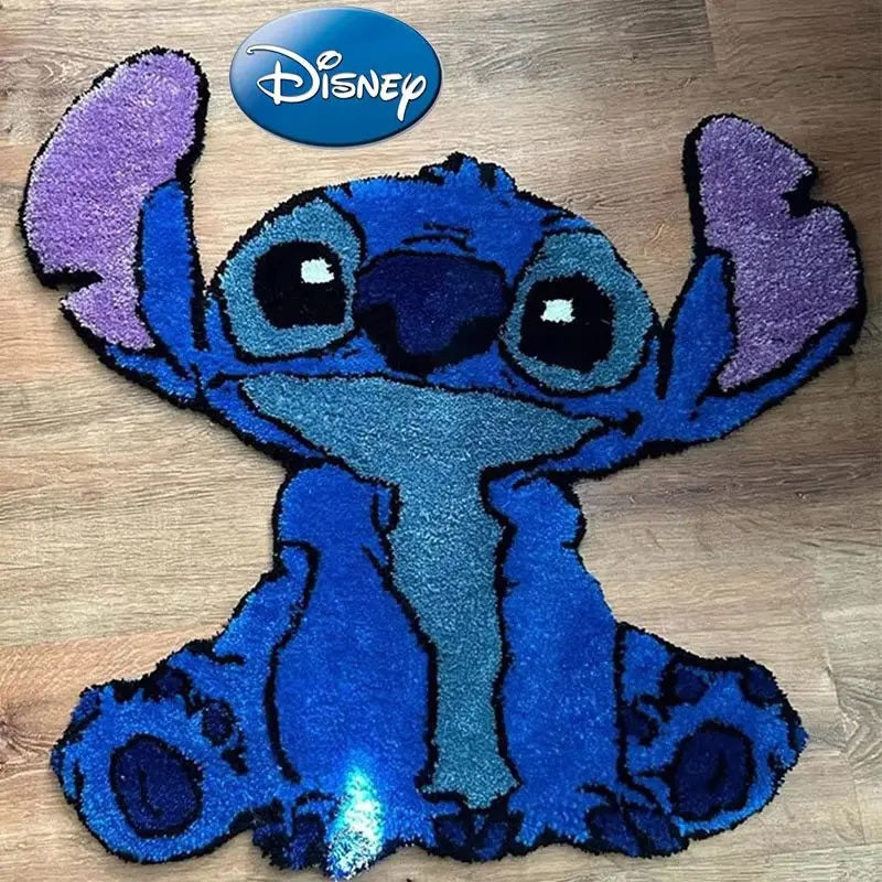 🏠💙 60cm Stitch Kawaii Floor Mat – Non-Slip Cute Cartoon Carpet for Bedroom, Living Room & Kids Room Decor FAIRY KIDS