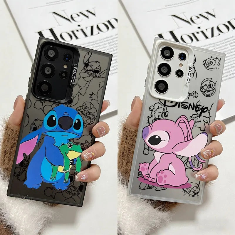 📱💙 Cute Stitch Angel Phone Case for Samsung Galaxy A Series – Soft Protective Cover FAIRY KIDS