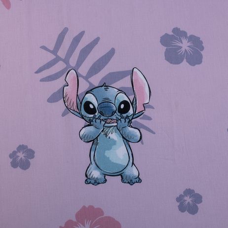 🛏️💙 Lilo & Stitch 100% Cotton Fitted Sheet – Soft Breathable Bed Sheet 90×200 cm with Deep Elastic Corners FAIRY KIDS