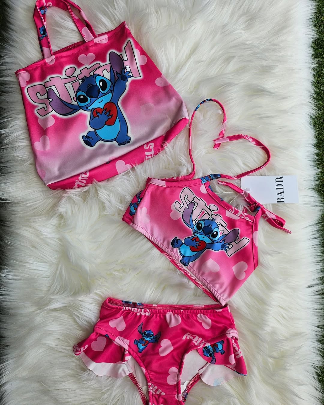 👙🌴 Swimsuit Set with Matching Bag – Stylish Summer Beachwear 2-Piece Swimwear Set FAIRY KIDS