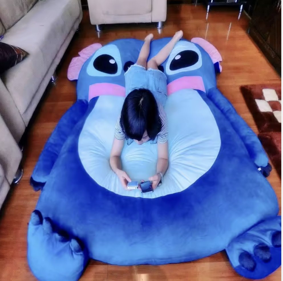 🛏️💙 Stitch Bed – Cute Cartoon Themed Bed Frame for Bedroom FAIRY KIDS