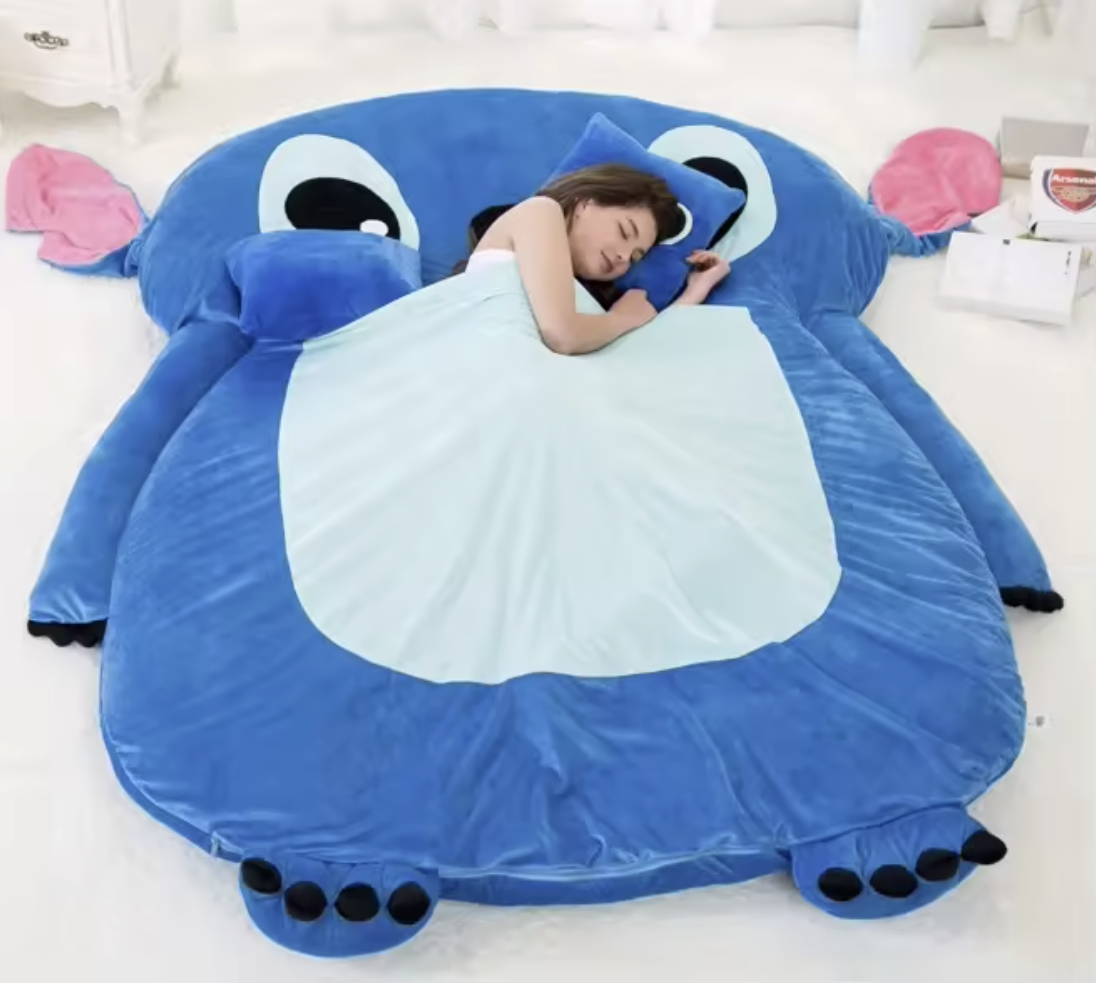 🛏️💙 Stitch Bed – Cute Cartoon Themed Bed Frame for Bedroom FAIRY KIDS