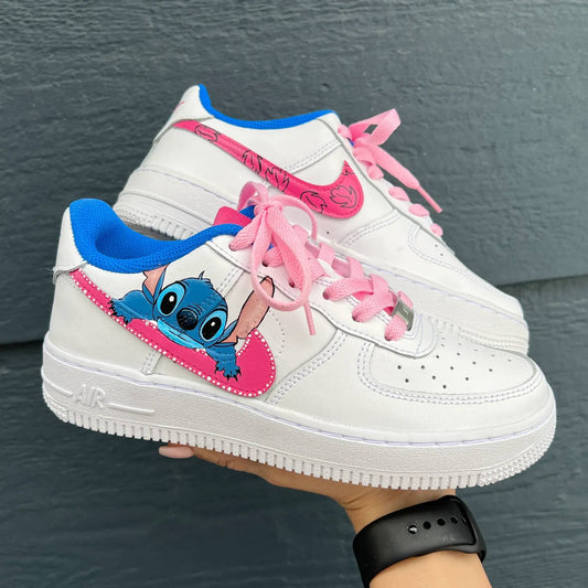 👟💙 Stitch Air Sneakers – Breathable Lightweight Cartoon Running Shoes Casual Wear FAIRY KIDS