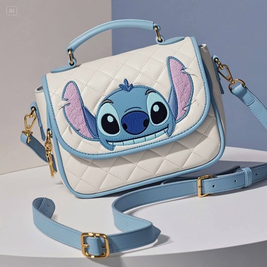 👜💙 Stitch Purse – Cute Cartoon Mini Shoulder Bag for Girls & Everyday Use FAIRY KIDS