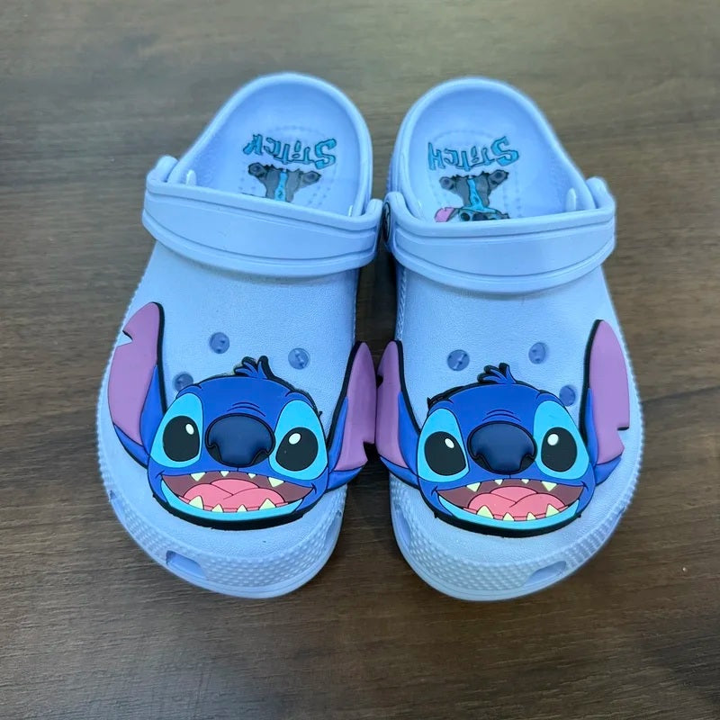 🩴💙 Disney Stitch Kids Beach Slippers – Non-Slip Breathable Cartoon Sandals Comfortable Summer Shoes FAIRY KIDS