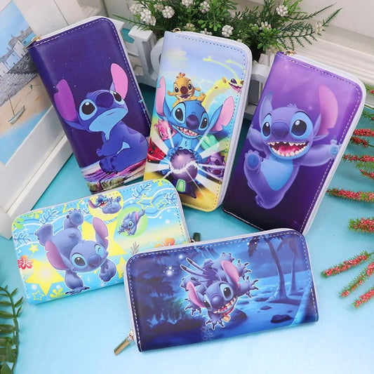 💙👛 Stitch Coin Wallet – Cute Cartoon Zipper Card Holder Mini Purse for Kids & Students (Copy) FAIRY KIDS