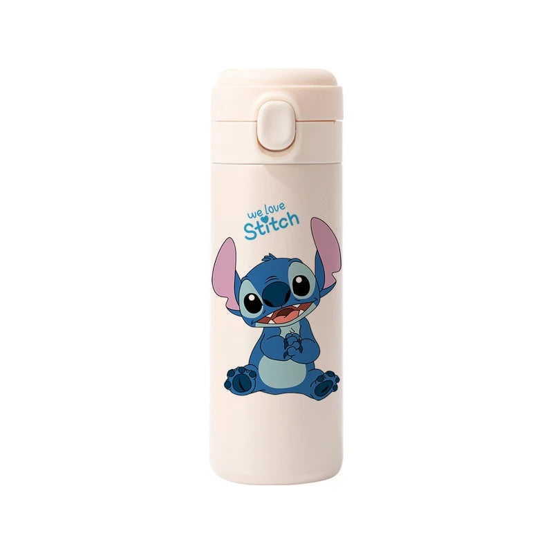 💙400ML Disney Stitch Thermos Cup | Large-Capacity Stainless Steel Bottle | Cute Portable Gift for Her