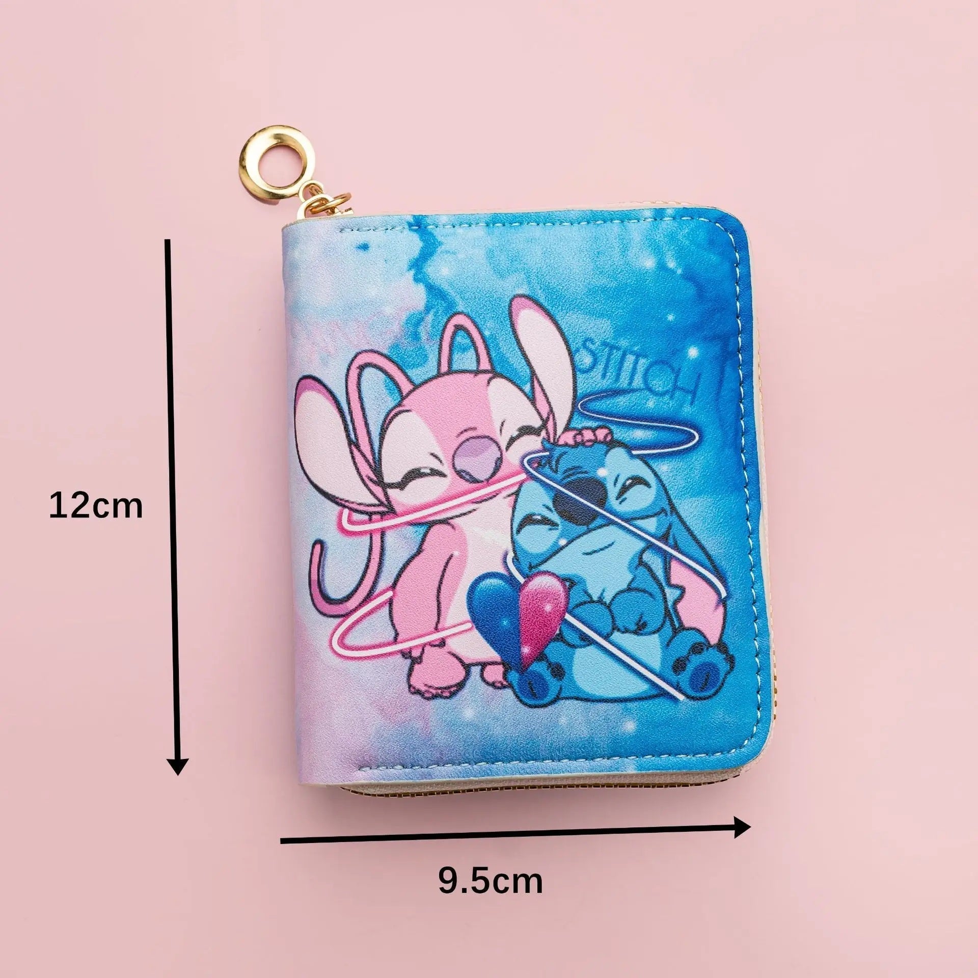 💙👛 Stitch Coin Wallet – Cute Cartoon Zipper Card Holder Mini Purse for Kids & Students FAIRY KIDS