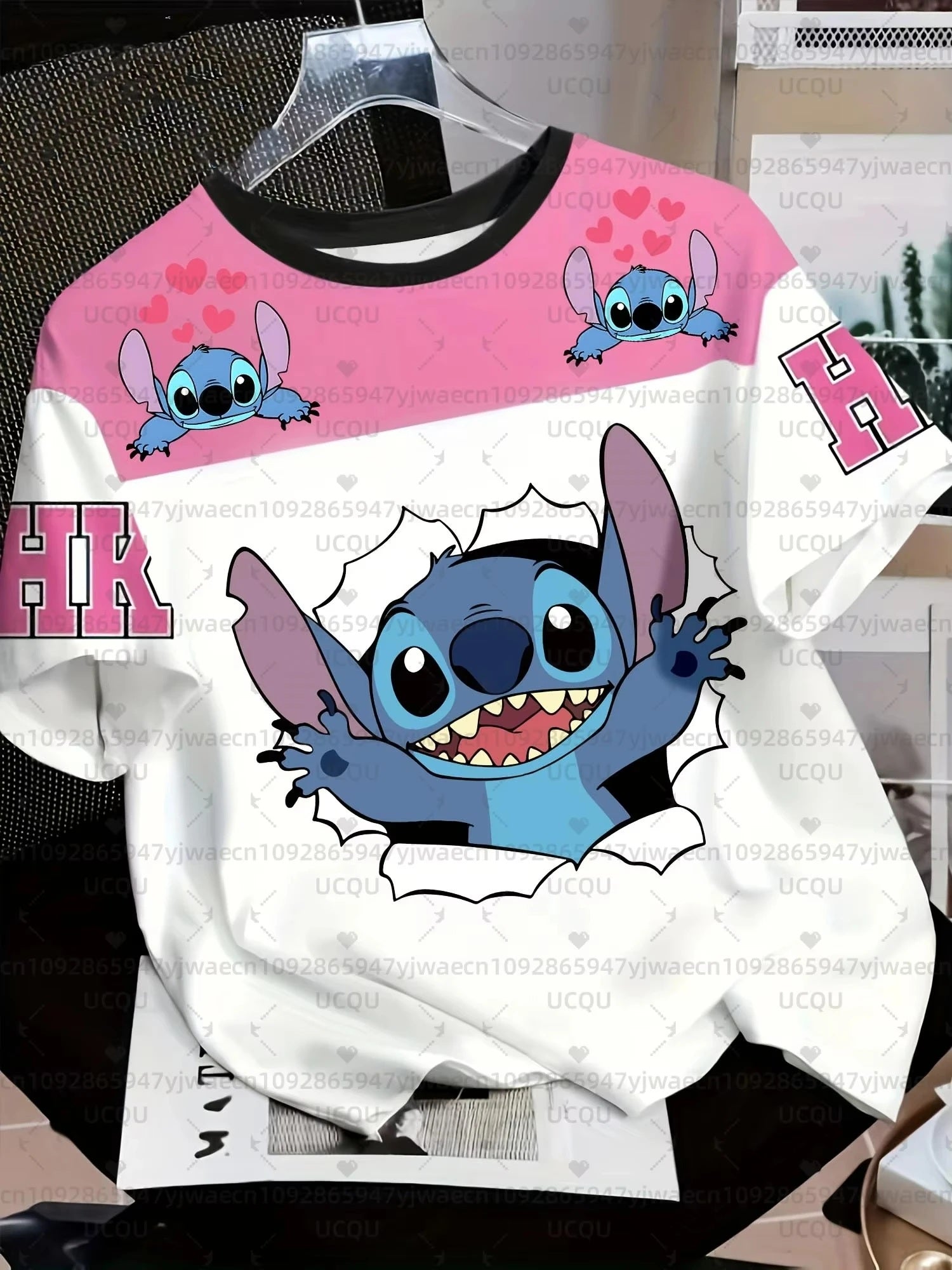 👕💙 2026 Summer Stitch 3D Print T-Shirt – Unisex Breathable Quick-Dry Casual Couple Cartoon Tee FAIRY KIDS