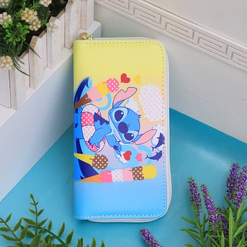 💙👛 Stitch Coin Wallet – Cute Cartoon Zipper Card Holder Mini Purse for Kids & Students (Copy) FAIRY KIDS