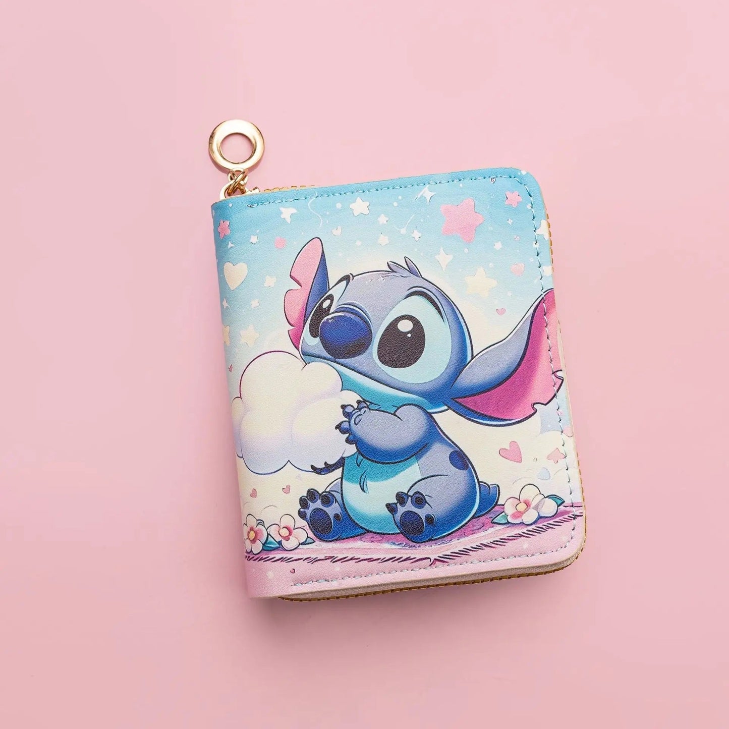 💙👛 Stitch Coin Wallet – Cute Cartoon Zipper Card Holder Mini Purse for Kids & Students FAIRY KIDS
