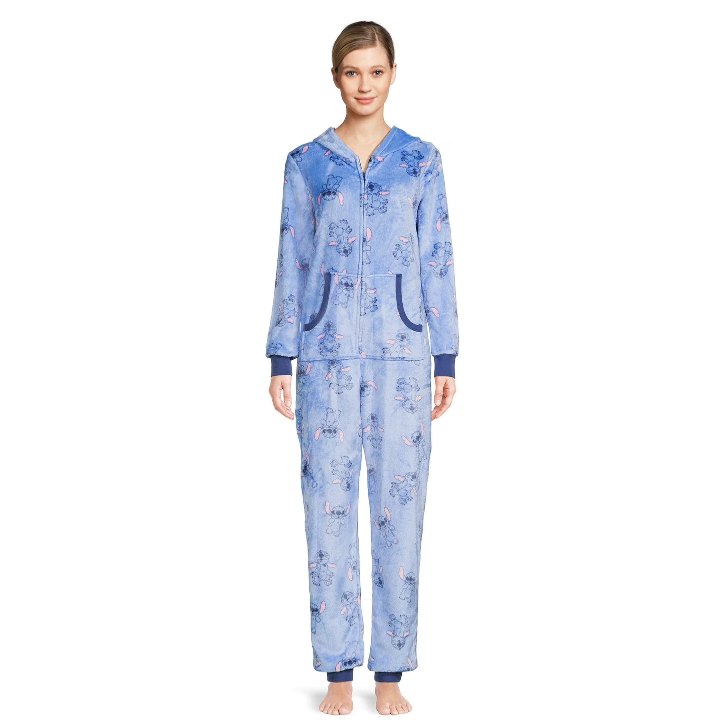 😴✨ Women’s One-Piece Pajamas – DISNEY Lilo and Stitch Union Suit Onesie |  Cozy Sleepwear FAIRY KIDS