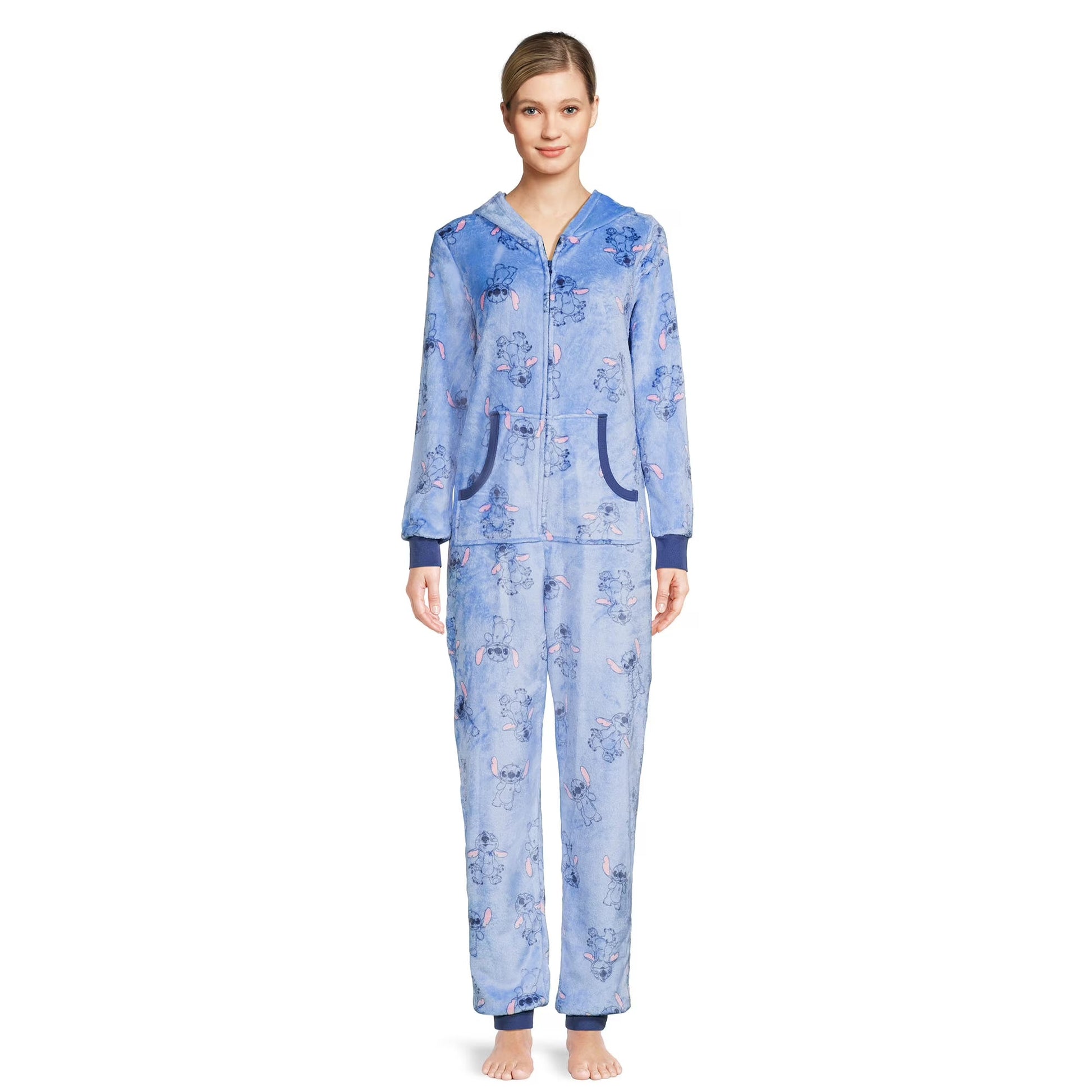 😴✨ Women’s One-Piece Pajamas – DISNEY Lilo and Stitch Union Suit Onesie |  Cozy Sleepwear FAIRY KIDS