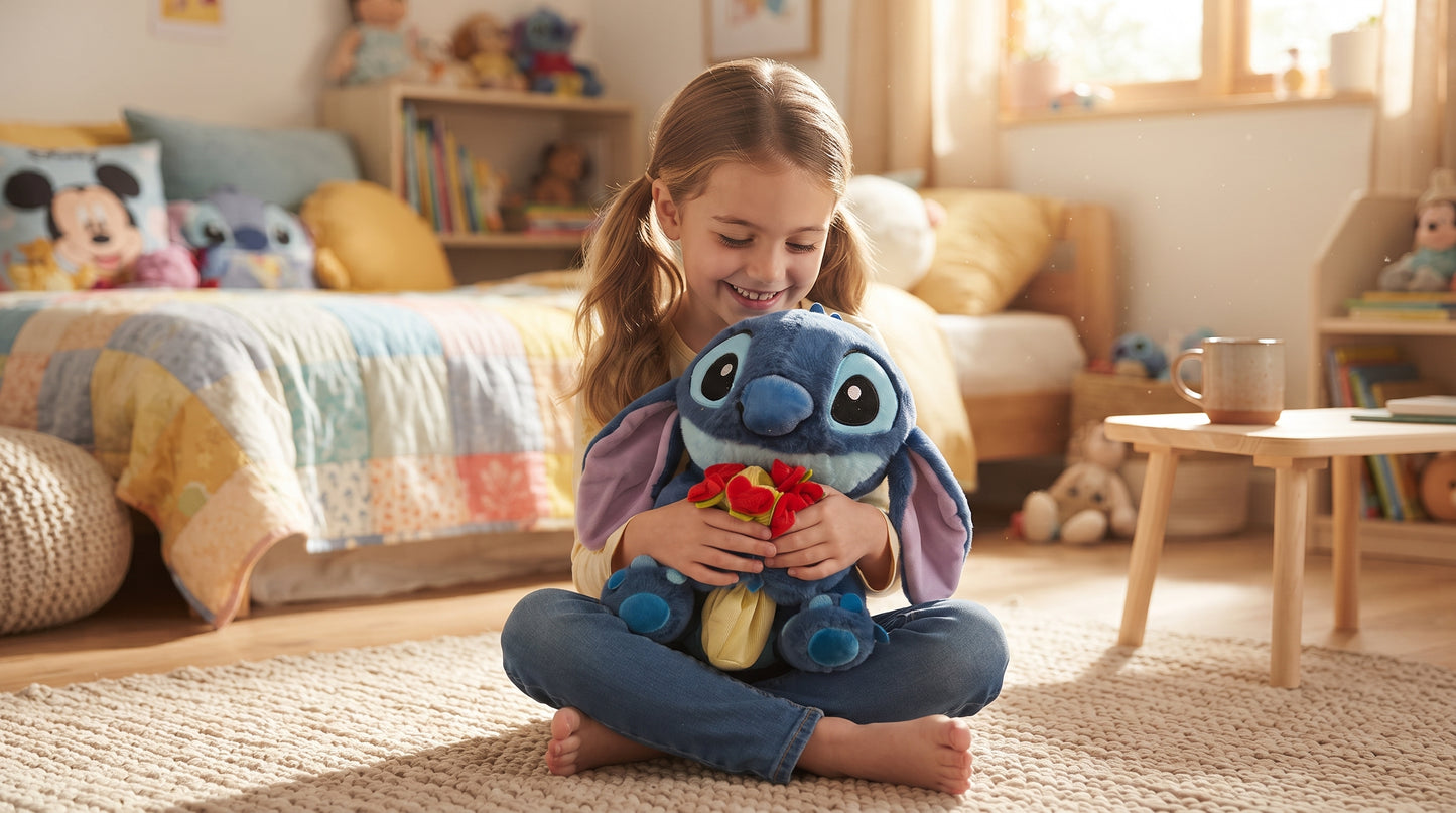 🧸💙 Disney Stitch Plush Toy – Ultra Soft Stuffed Animal for Kids & Fans