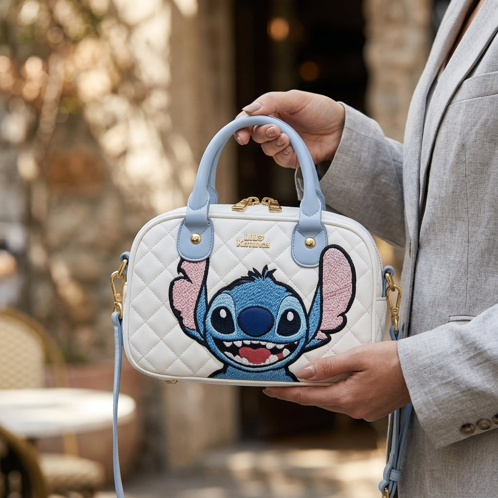 👜💙 Stitch Purse – Cute Cartoon Mini Shoulder Bag for Girls & Everyday Use FAIRY KIDS