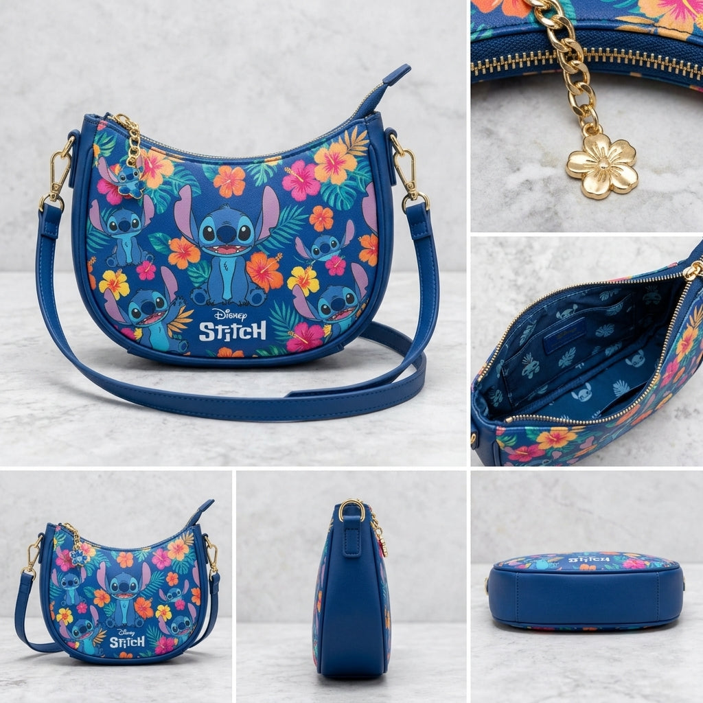 🎁💙 Stitch Gift Set – Tumbler, Shoes, Purse, Phone Case & Wallet Cute Cartoon Bundle FAIRY KIDS