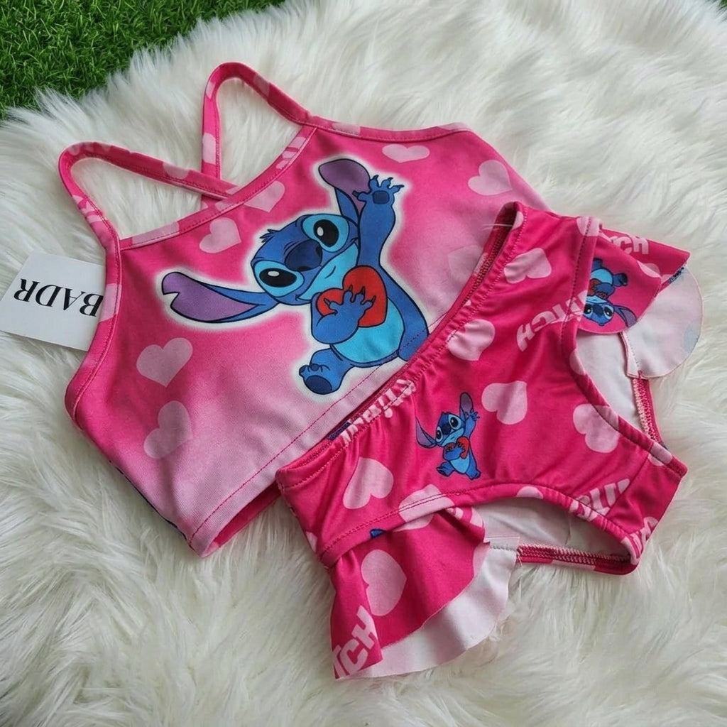 👙🌴 Swimsuit Set with Matching Bag – Stylish Summer Beachwear 2-Piece Swimwear Set FAIRY KIDS