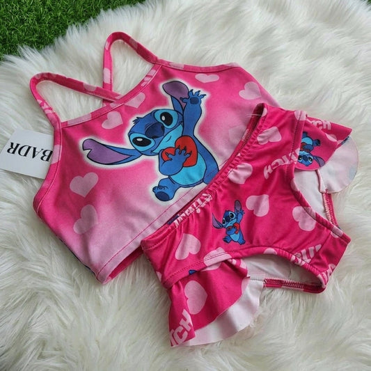 👙🌴 Swimsuit Set with Matching Bag – Stylish Summer Beachwear 2-Piece Swimwear Set FAIRY KIDS