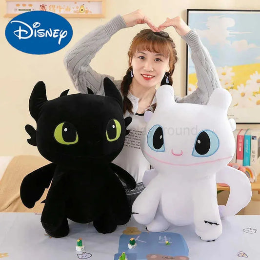 🐉🖤 Toothless Plush Toy – Soft Night Fury Dragon Stuffed Animal for Kids & Collectors