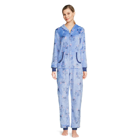 😴✨ Women’s One-Piece Pajamas – DISNEY Lilo and Stitch Union Suit Onesie |  Cozy Sleepwear FAIRY KIDS