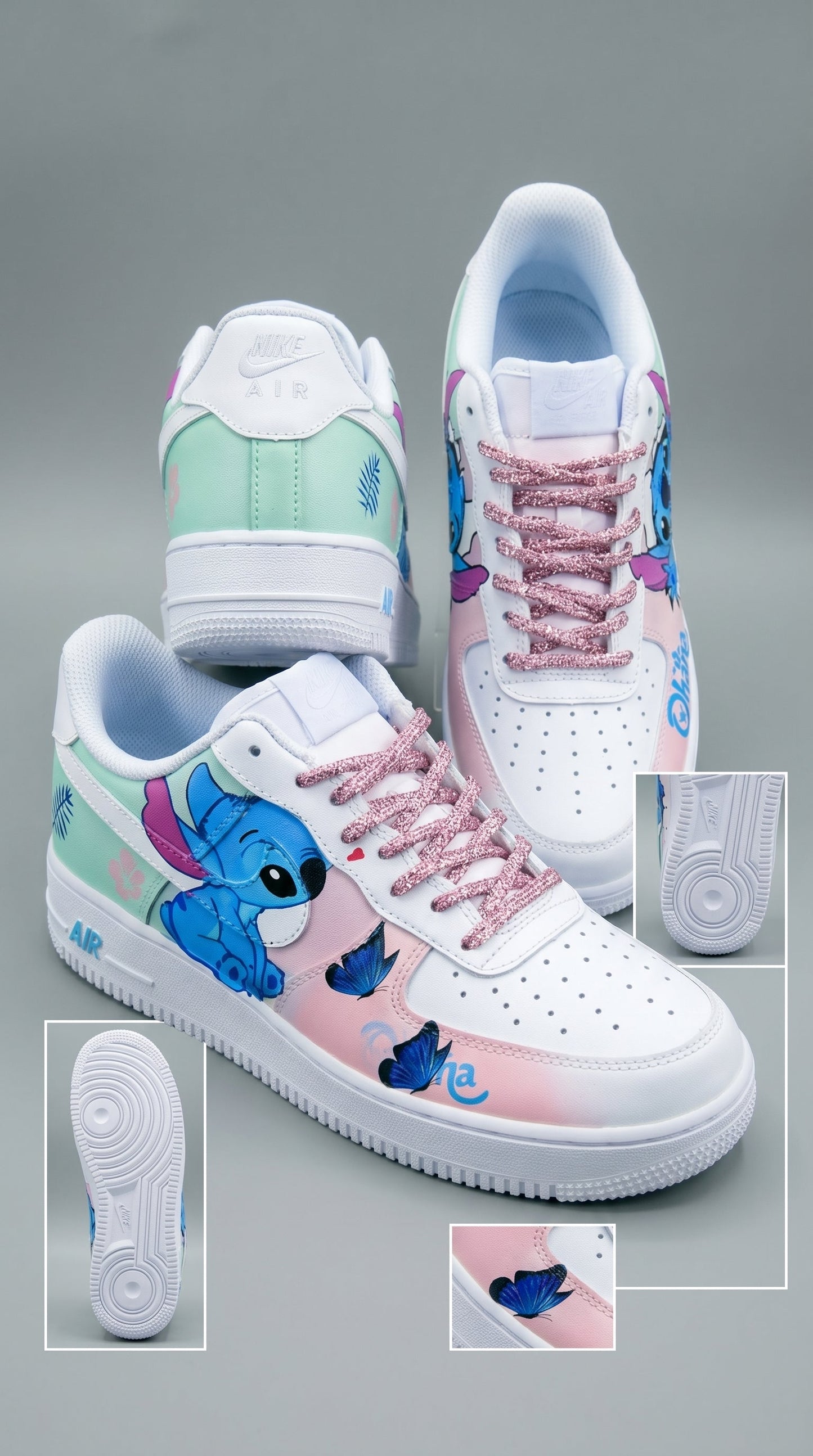 👟💙 Stitch Air Sneakers – Breathable Lightweight Cartoon Running Shoes Casual Wear FAIRY KIDS