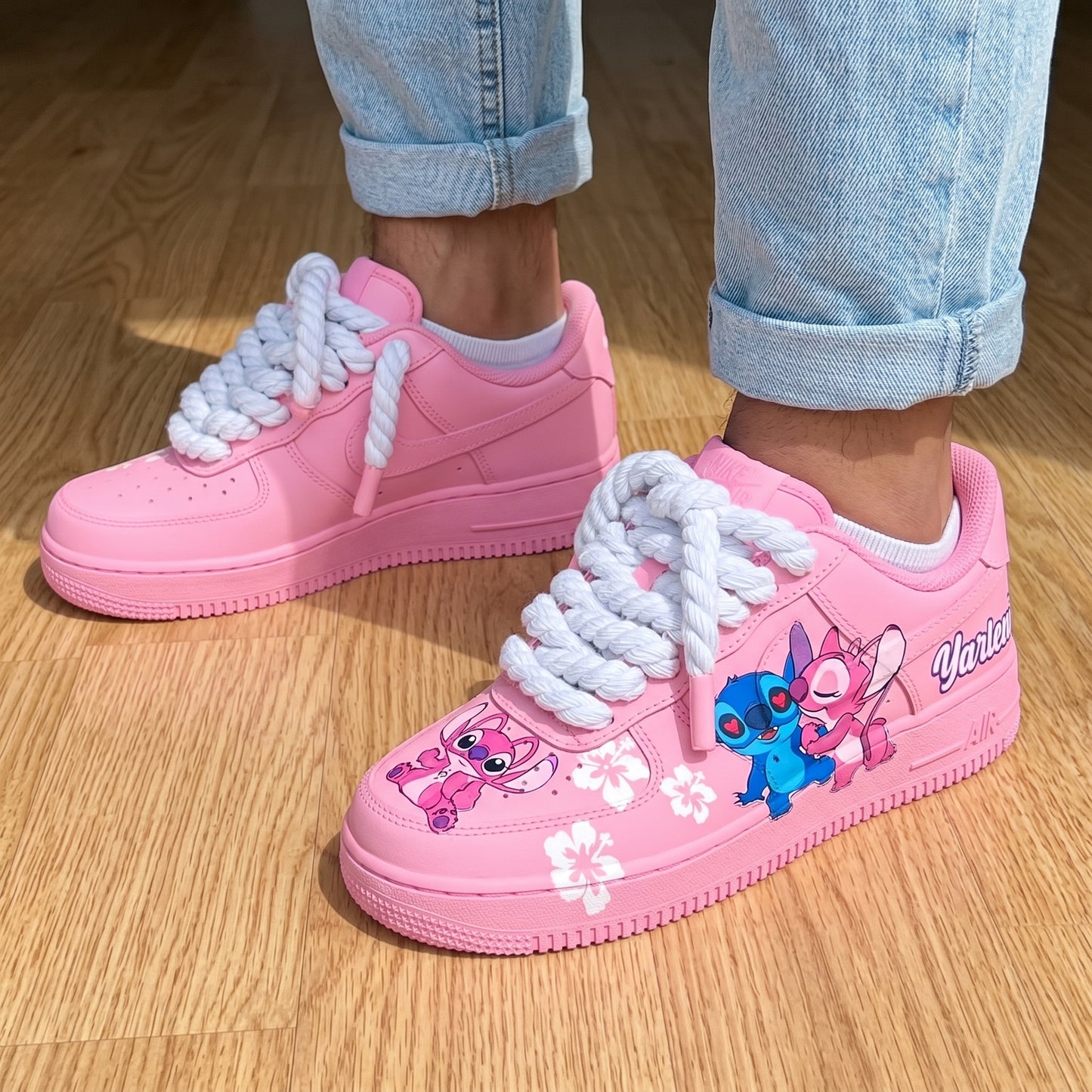 👟💙 Stitch Air Sneakers – Breathable Lightweight Cartoon Running Shoes Casual Wear