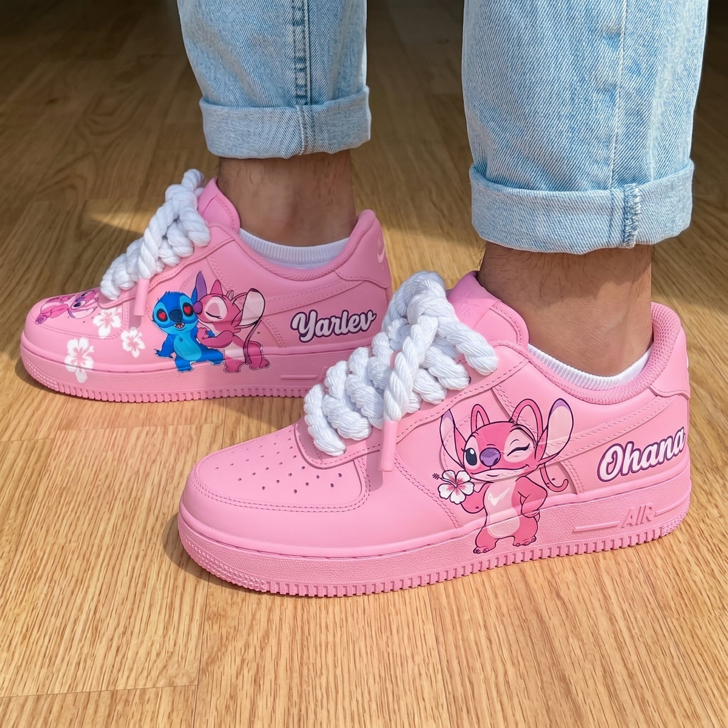 👟💙 Stitch Air Sneakers – Breathable Lightweight Cartoon Running Shoes Casual Wear