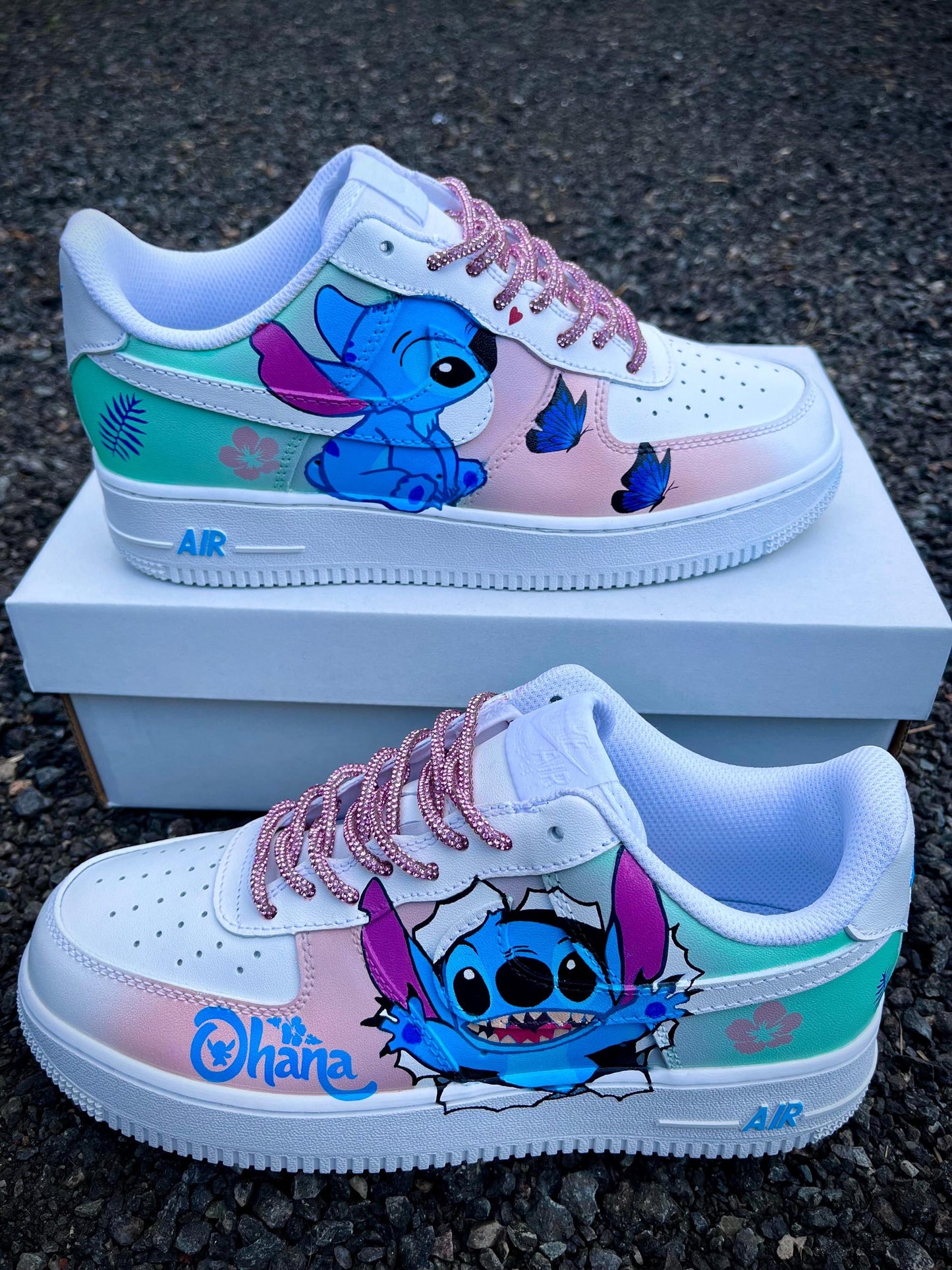 👟💙 Stitch Air Sneakers – Breathable Lightweight Cartoon Running Shoes Casual Wear FAIRY KIDS