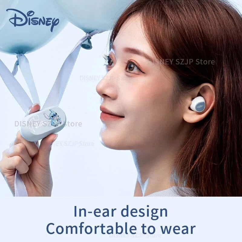 🎧💙 Lilo & Stitch Wireless Bluetooth Earbuds – HiFi Stereo Cartoon Headphones with Charging Case