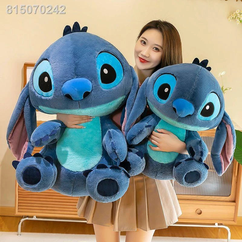 🧸💙 Giant Stitch Plush Toy – Large Soft Stuffed Animal Pillow for Kids & Fans